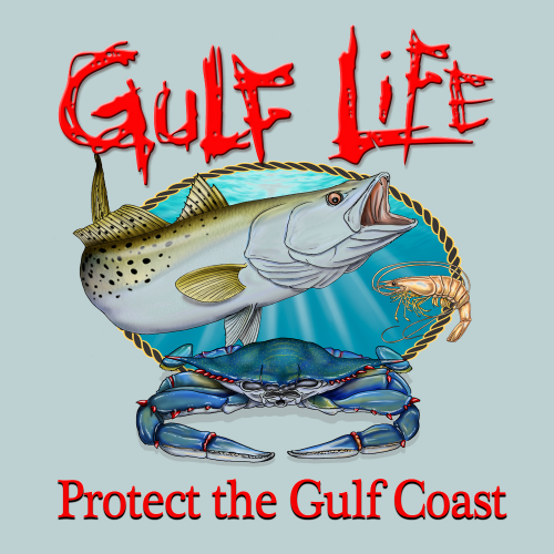 Gulf Life - Protect The Gulf Coast - Speckled Trout Color