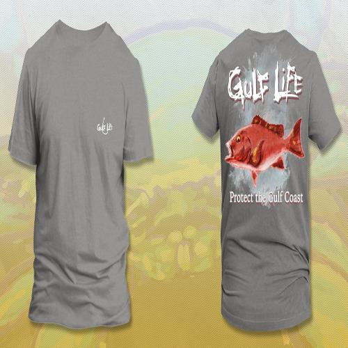 Gulf Life - Protect The Gulf Coast - 
Grey Red Fish